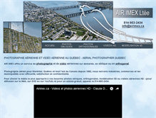 Tablet Screenshot of airimex.ca